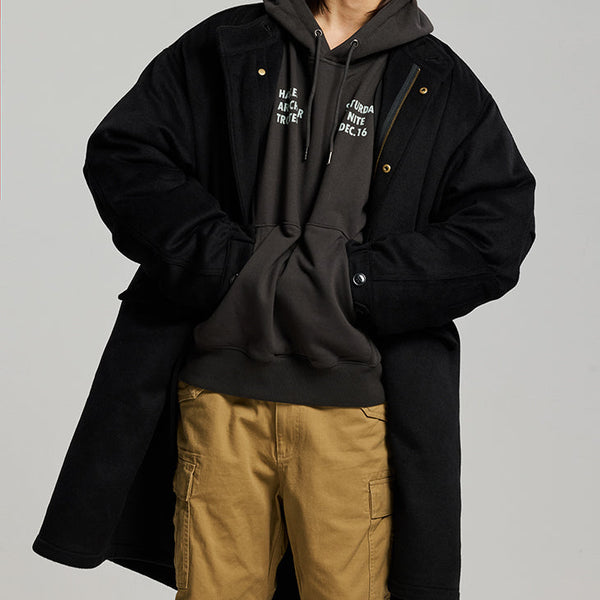Frizmworks Wool Vincent Fishtail Parka - Black