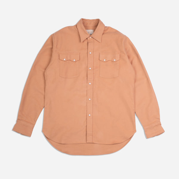 MOLESKIN PEARLSNAP SHIRT - NECTAR