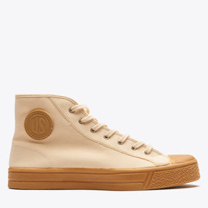 US Rubber Company - Military Gum High Top - Off White -  - Main Front View