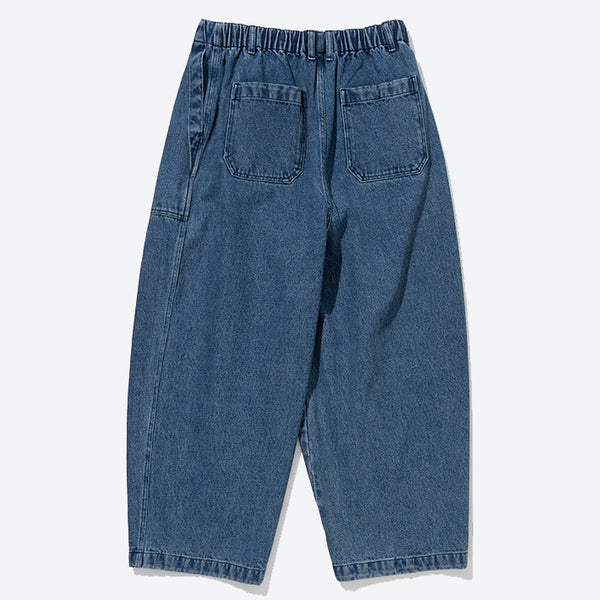 Denim Balloon Pants - Indigo Washed