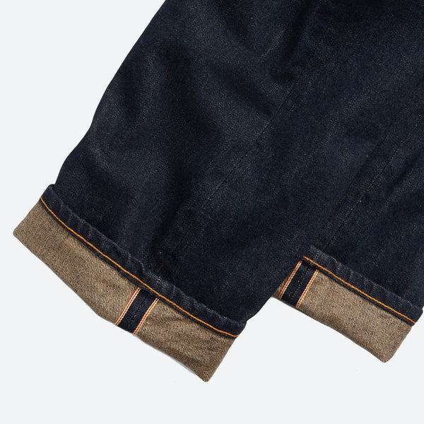RRL STRAIGHT FIT ONCE- WASHED SELVEDGE JEAN