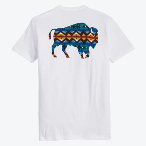 Pendleton - Los Lunas Bison Graphic Tee - White -  - Alternative View 1