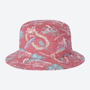 Reyn Spooner - ONE FINE DAY BUCKET HAT - MAUVEWOOD -  - Main Front View