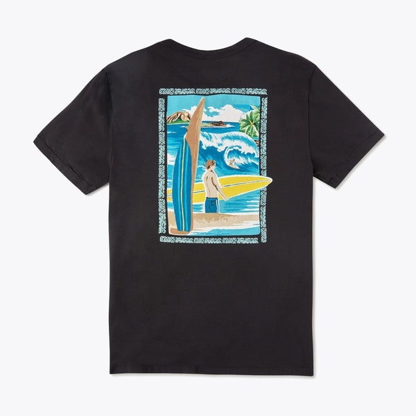 Surfin' 808 T-Shirt - Black