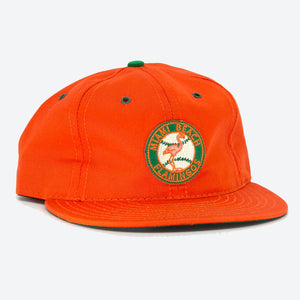 Ebbets Field Flannels - MIAMI BEACH FLAMINGOS CAP - ORANGE -  - Main Front View