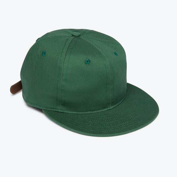 Unlettered Cotton Ballcap - Forest Green