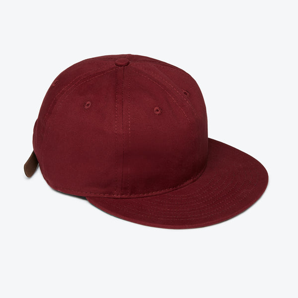Unlettered Cotton Ballcap - Burgundy