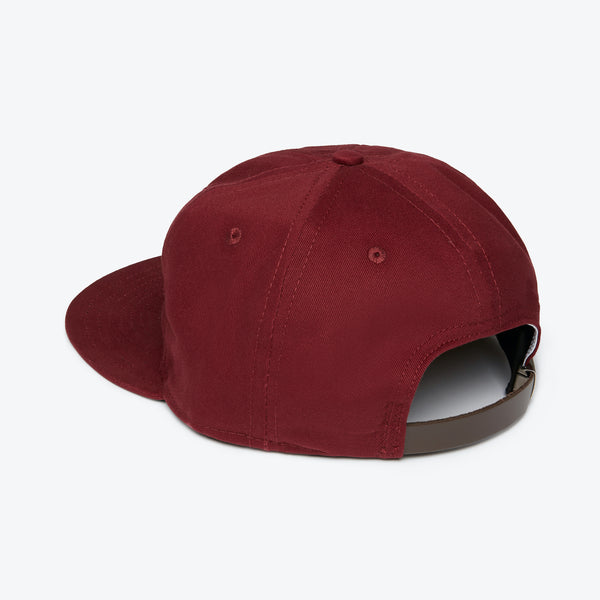 Unlettered Cotton Ballcap - Burgundy