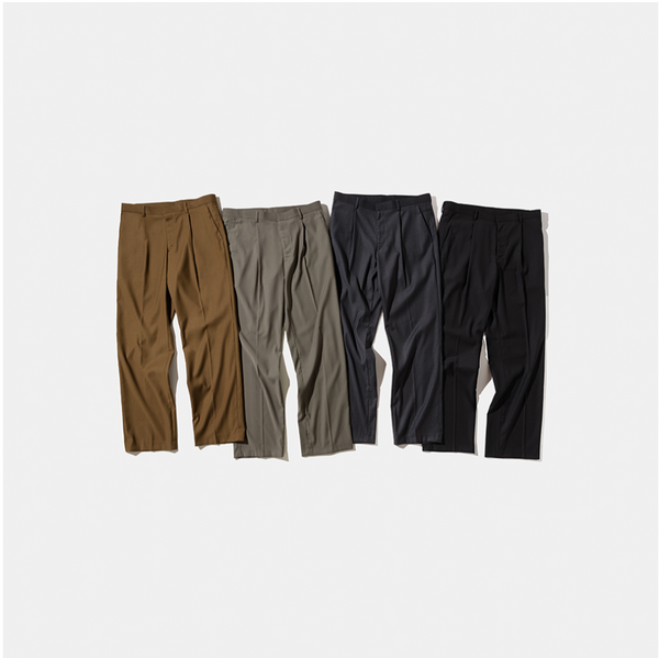 Wide Slack Pant - Beige