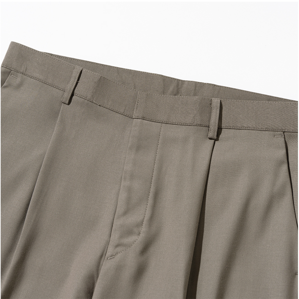 Wide Slack Pant - Beige