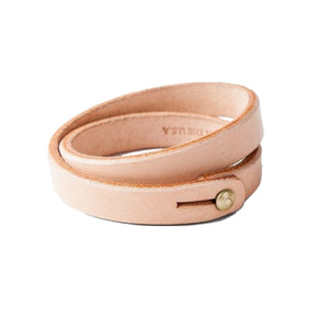 Tanner Goods - Double Wrap Wristband - Natural -  - Main Front View