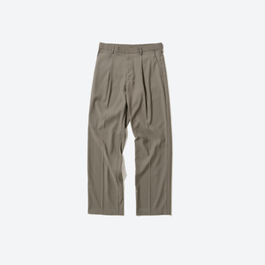 Uniform Bridge - Wide Slack Pant - Beige -  - Main Front View