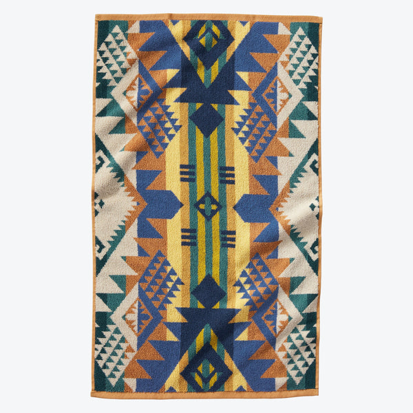 Jacquard Hand Towel - Journey West Bright