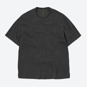 Frizmworks - OG PIGMENT DYEING HALF TEE - CHARCOAL -  - Main Front View