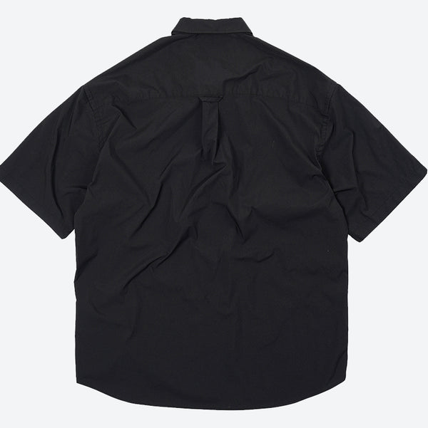 OG POPLIN OVERSIZED SHIRT - BLACK