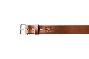 Tanner Goods - Standard Belt - Cognac / Stainless -  - Alternative View 1